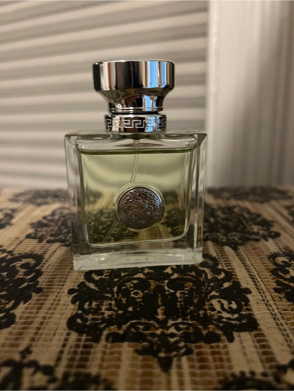 Versace Versense Women's Fragrance in Pale Green Bottle sprayed twice